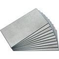 Acoustic Ceiling Products Palisade 23.2"L x 11.1"W Vinyl Wall Tile, Frost Nickel, 10 Pack 53502